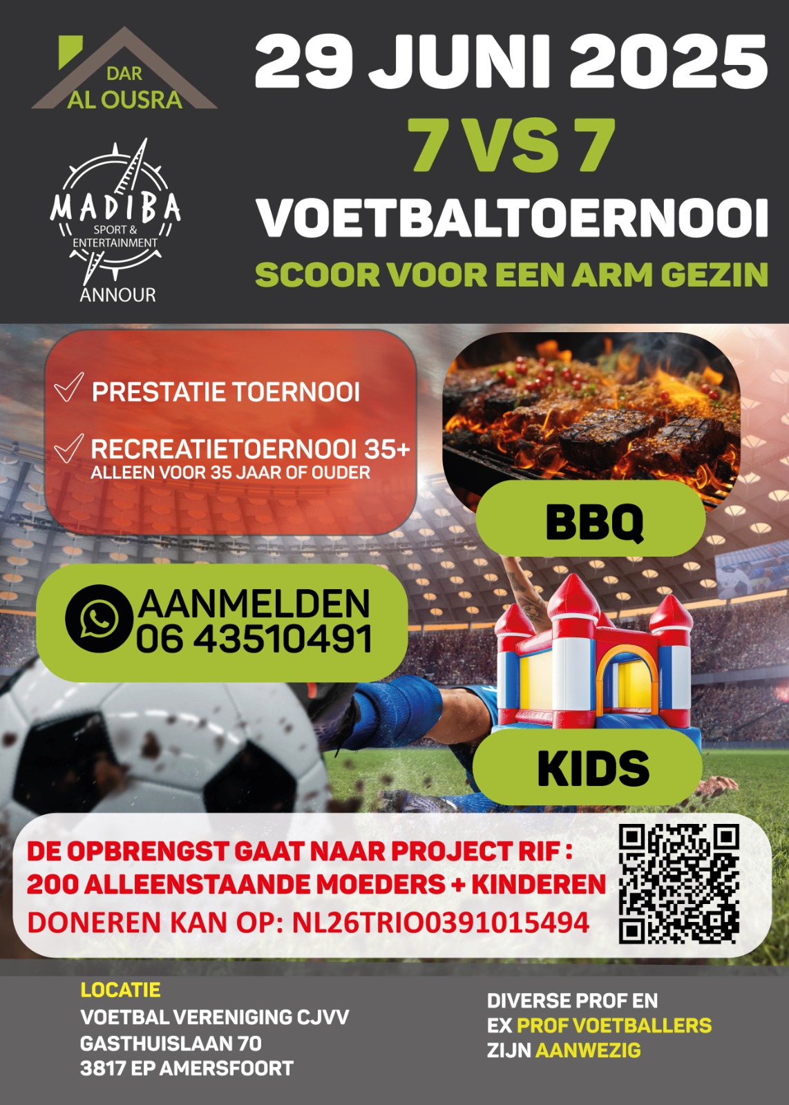 7 x 7 Voetbaltoernooi 29 juni 2025