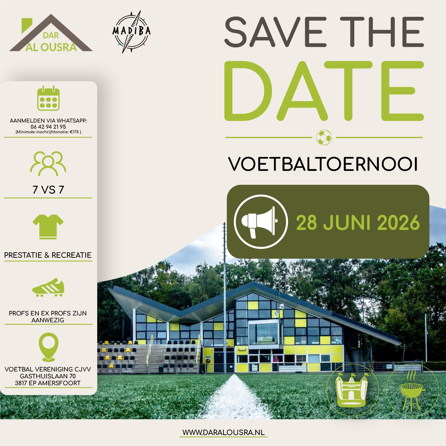 save the date 7 tegen 7 toernooi 28 juni 2026