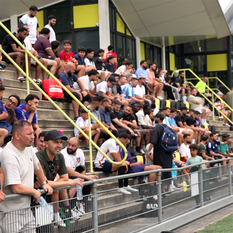 honderden bezoekers